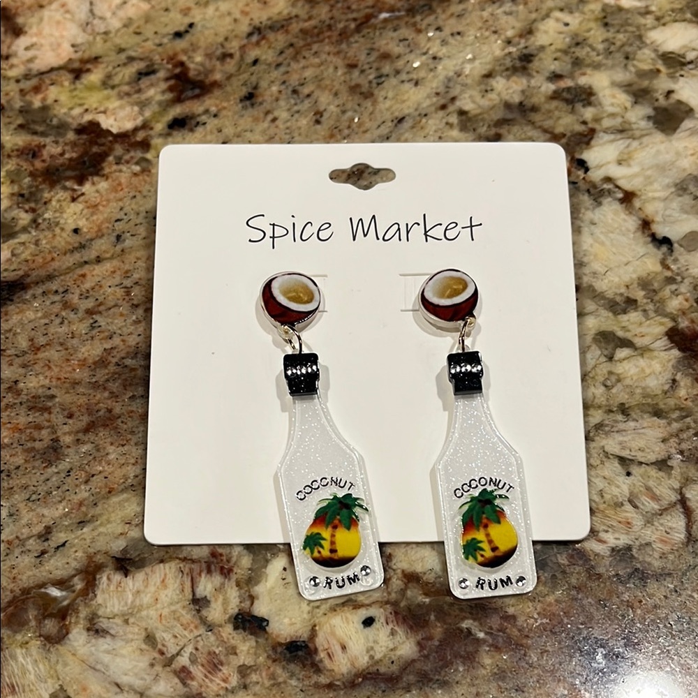 Spice Market Coconut Rum Earrings